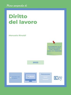 cover image of Diritto del lavoro